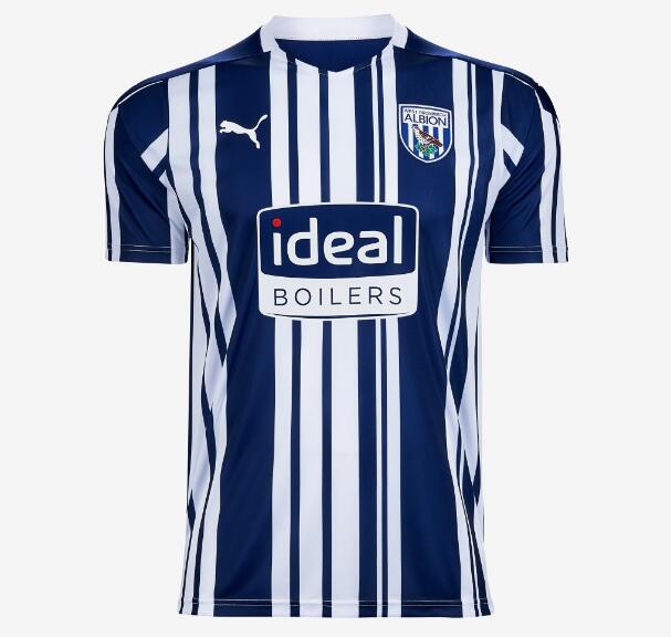 West Bromwich Albion Home Kit Soccer Jersey 2020/21